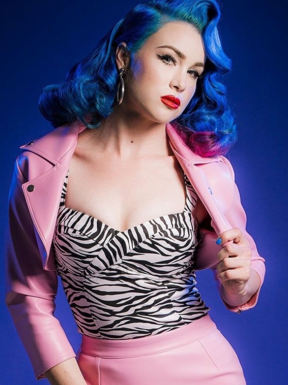 Pinup Couture pink bolero L couture for every Body
